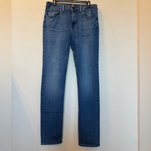 7 For All Mankind Men's Slim Jeans in Medium Blue Wash